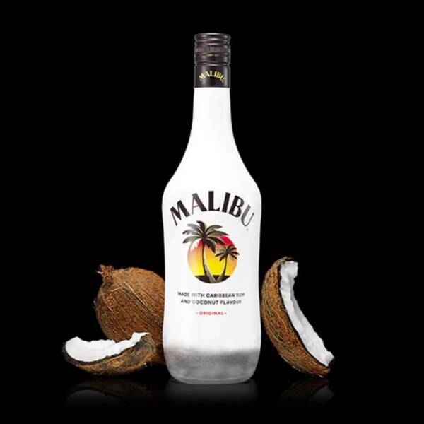 Malibu Rum bottle